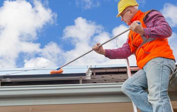 Taff Merthyr Garden Village soft wash roof cleaning